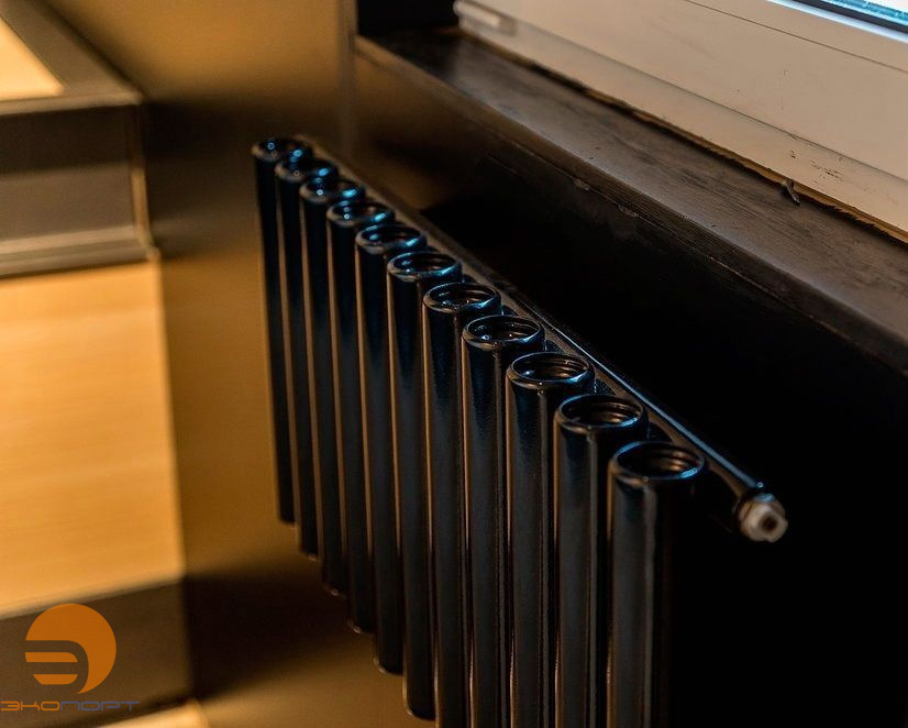 Радиатор трубчатый Гармония 1 - 400- 8 нп прав. RAL 9005