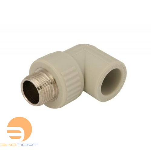 Угольник НР 25х3/4" PPRC серый KALDE