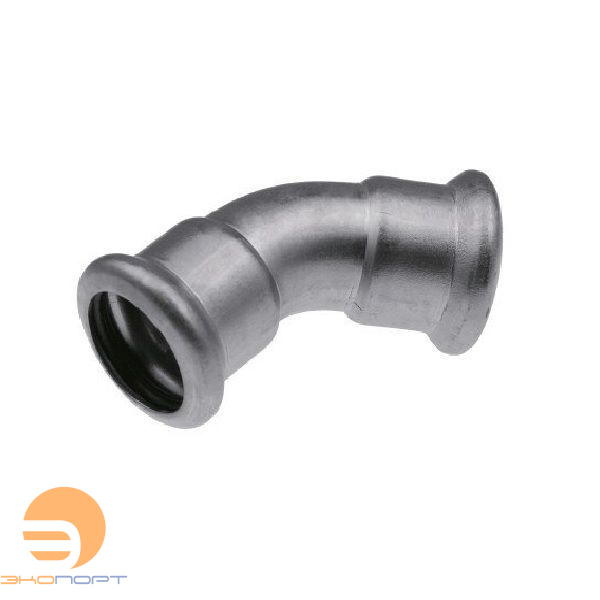 Отвод Inox press 42х45* нерж. KAN-Therm