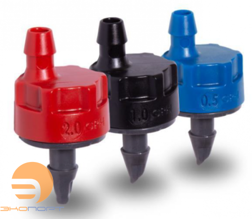 Самопробивной эмиттер (УП) XBCV-10PC (черный)  4 л/ч (5шт.) Rain Bird Самопробивной эмиттер (УП) XBCV-10PC (черный)  4 л/ч (5шт.) Rain Bird