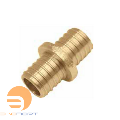 Соединитель 18*2,5/14*2 латунь двухсторонний KAN-therm
