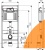 Комплект с панелью смыва TECEloop 2.0 и унитазом TECE V04, белый, TECE