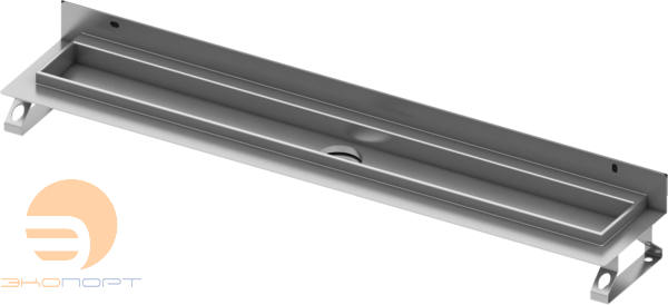 Дренажный канал TECE прямой для пристенного монтажа 900мм