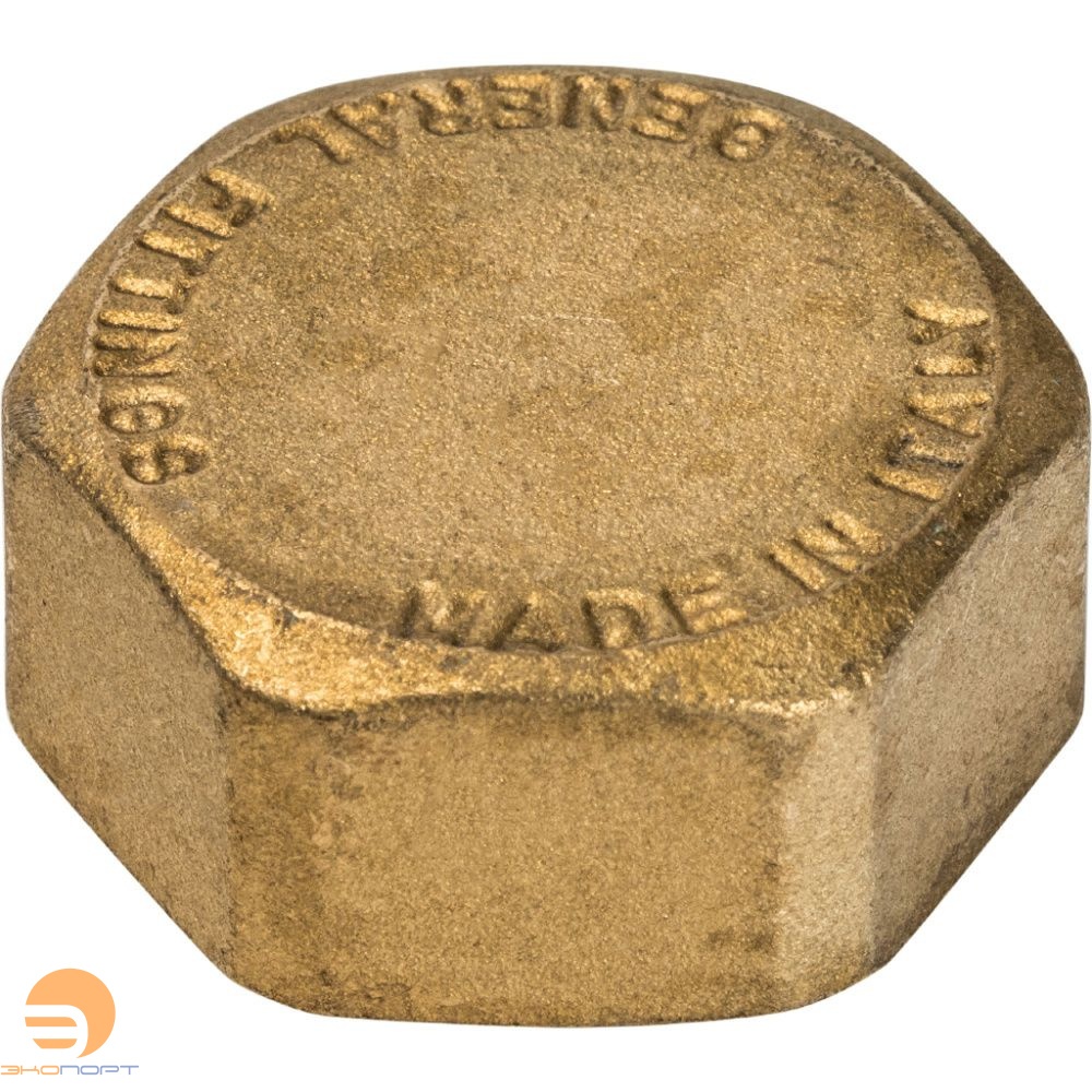 Заглушка ВР  3/4 (латунь) STOUT