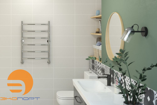 Полотенцесушитель Универсал-50 800х500, нерж. ст., полировка Стилье