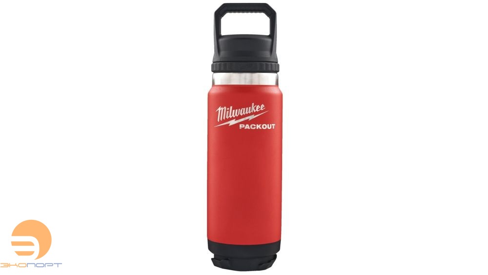 Термос красный PACKOUT™ CHUG LID 1065 мл, Milwaukee