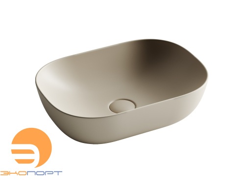 Раковина накладная Элемент (Element) 460x330x135мм (CN6009MC) Капучино матовый Ceramicanova