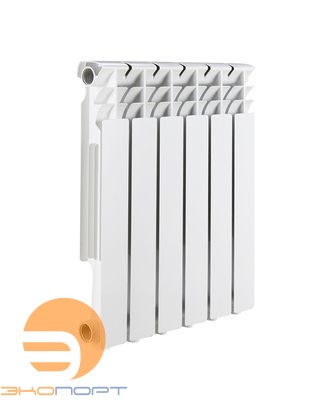 Радиатор алюминиевый Optima AL 500/78  4 секции Rommer