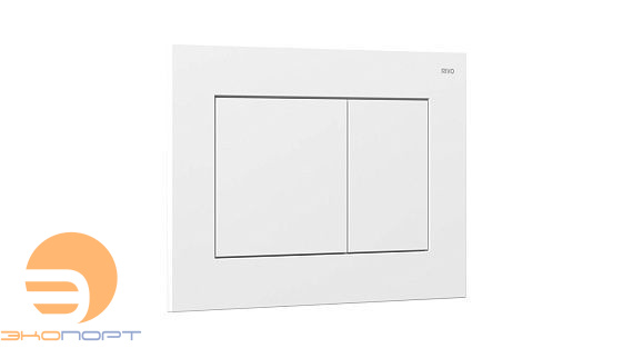 Панель двойного смыва Touch Line (белый матовый / пластик), RIVO