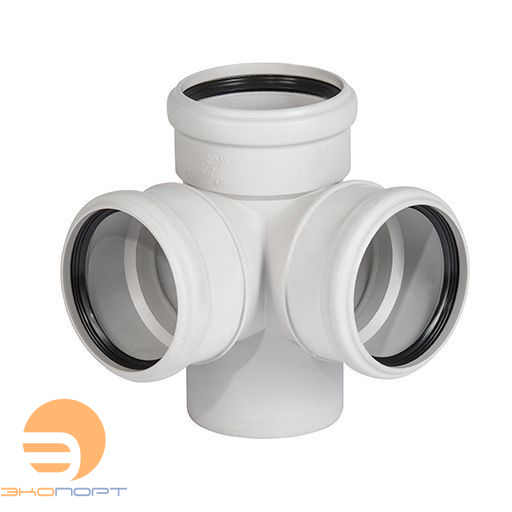 Крестовина двухплоскостная для бесшум. канализации SKED 110/110/110*87, Ger