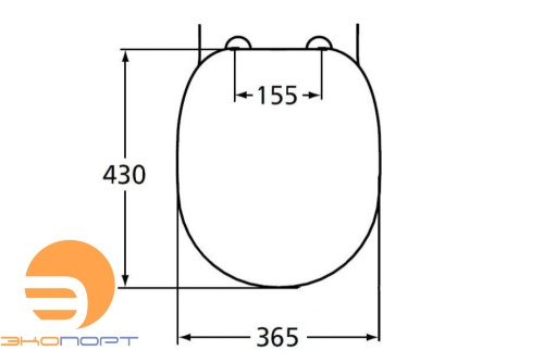 Сиденье с крышкой Connect, тонкое дюропласт (soft close), IDEAL STANDARD