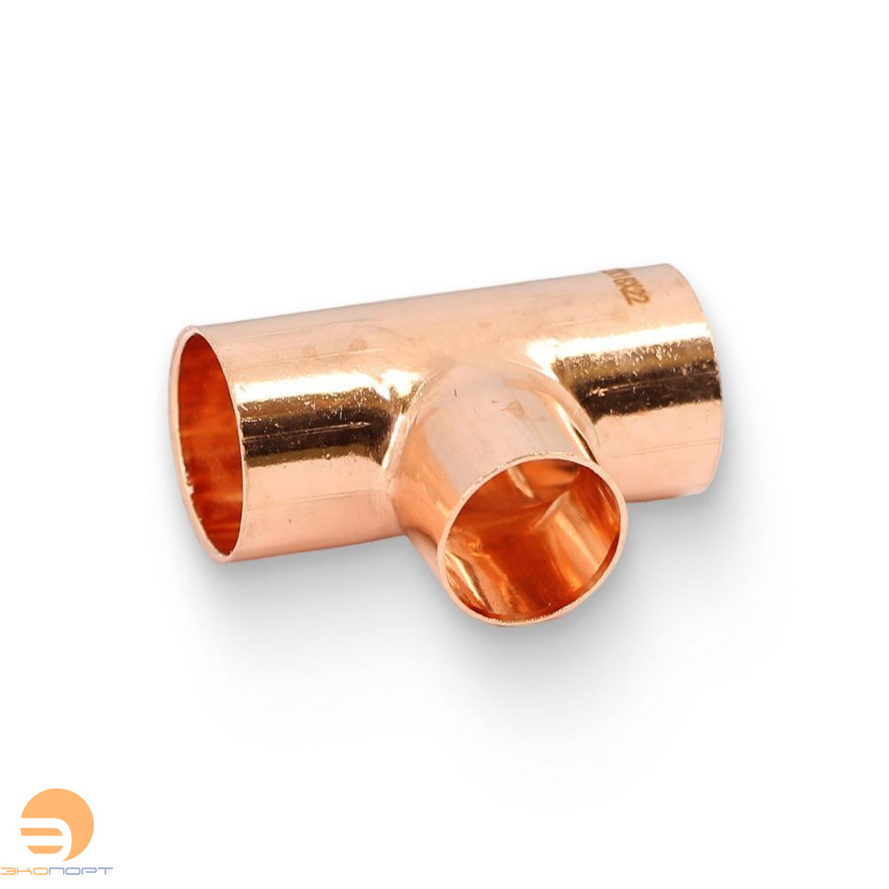 Тройник медь пайка 22х18х22 JINTIAN
