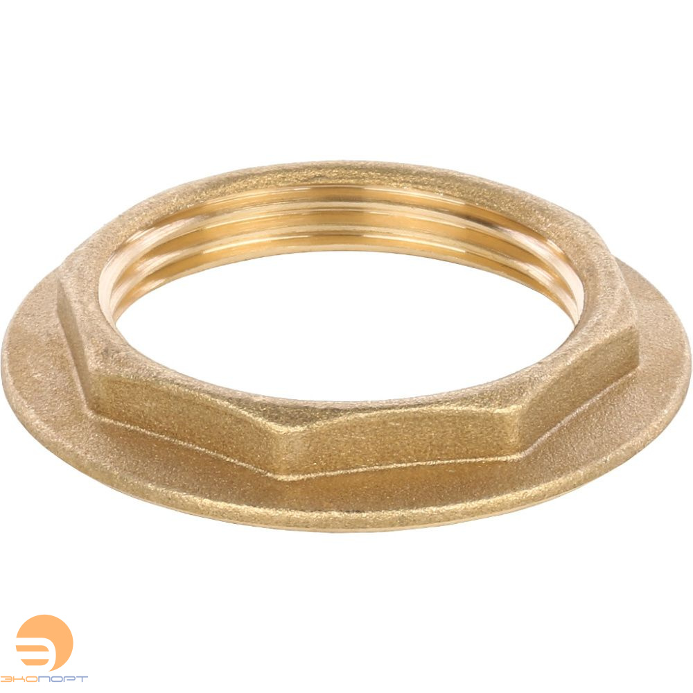 Контргайка с фланцем 11/4" (латунь) STOUT