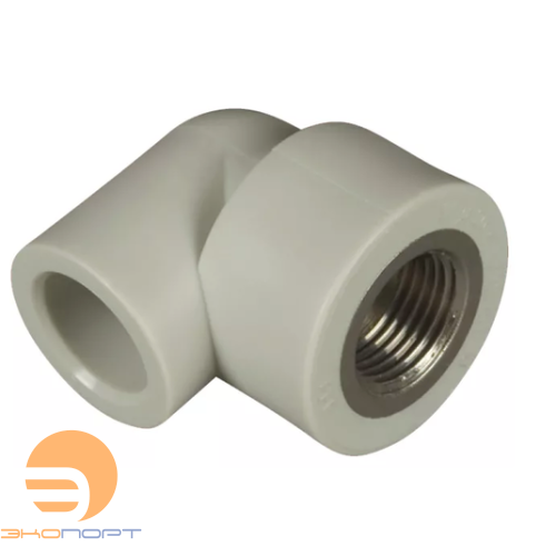 Угольник ВР 20х3/4" PPRC серый KALDE