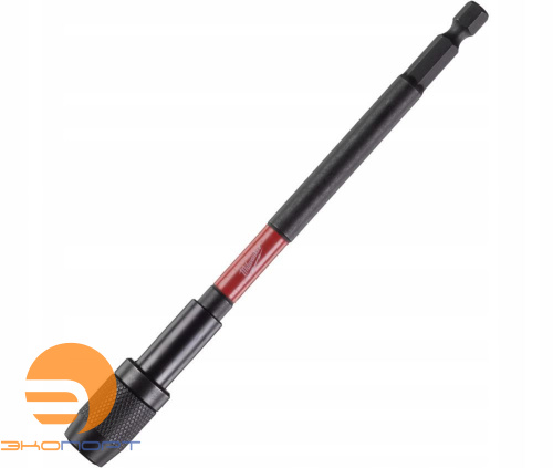 Держатель бит магнитный 1/4" HEX 152мм SHOCKWAVE с фиксатором, Milwaukee