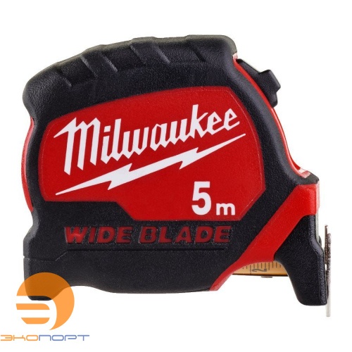 Рулетка PREMIUM широкая WIDE BLADE 5м/ширина 33мм, Milwaukee