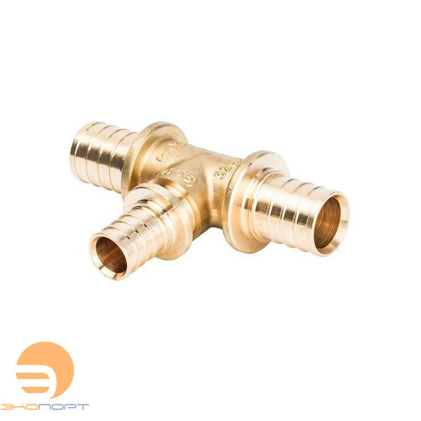 Тройник переходной 20-25-20 латунь STOUT