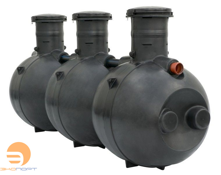 Отстойник 3-камерный 2 куб.м. Ф1