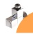 Кран угловой колпачок квадратный 3/4"х1/2" г/ш с отражателем SMART/Компл ПАРА (2шт.)