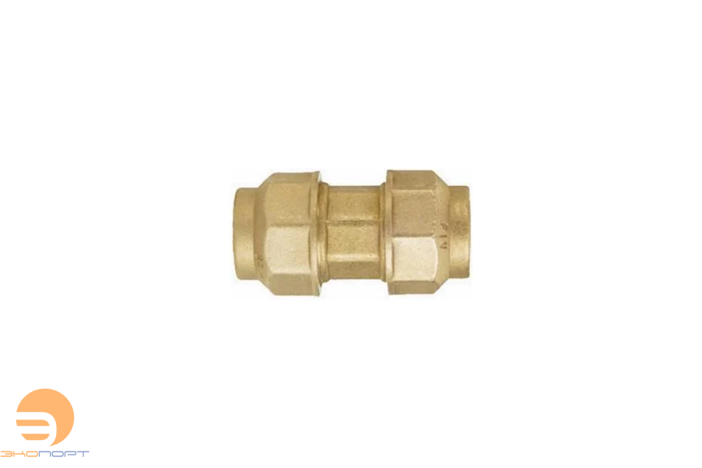 Муфта латунная 32х32 для ПНД FIV
