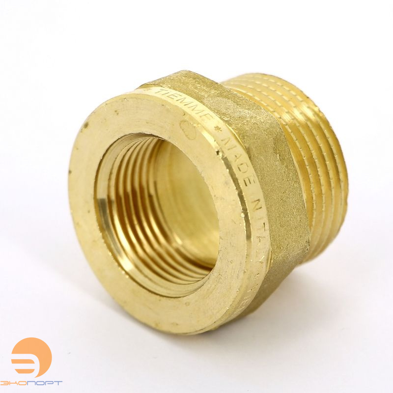 Переходник НВ   1/2х1 (латунь) Tiemme