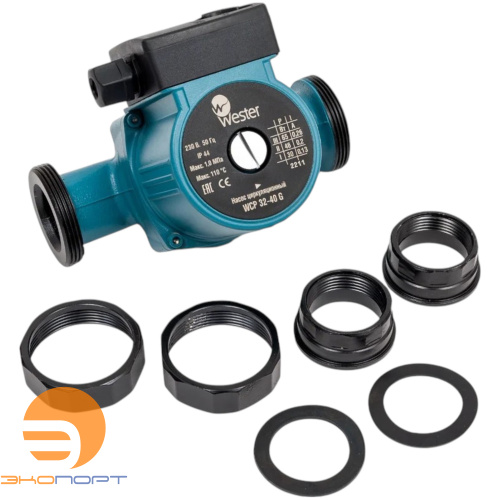 Насос циркуляционный WCP 32-40G (с гайками) Wester