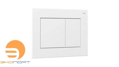Панель двойного смыва Touch Line (белый матовый / пластик), RIVO