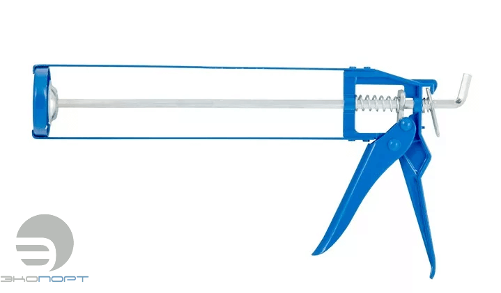 Пистолет для герметика скелетный, гладкий шестигранный шток, 6,8мм 888 КРЕПЕЖ