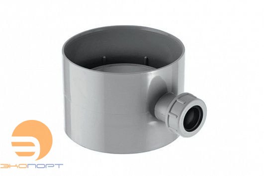 Переход с Ду110 (клеевое соединение) на Ду 19-23мм (компрессионное соединение), серый McAlpine