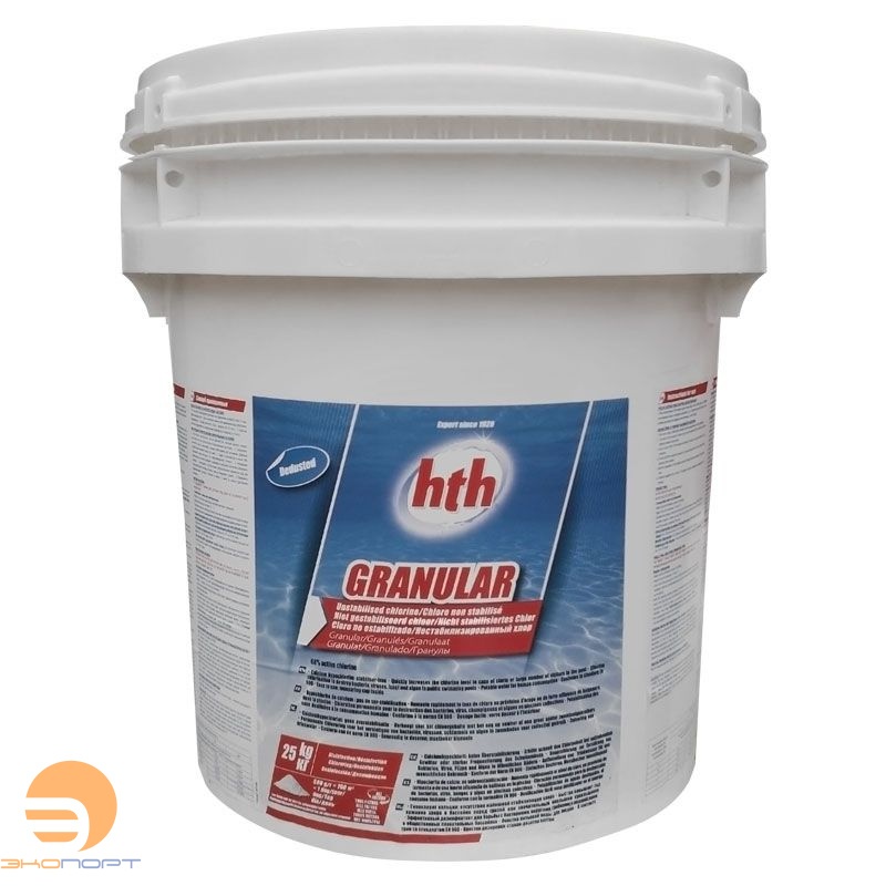 Хлор в гранулах GRANULAR, 25кг, hth