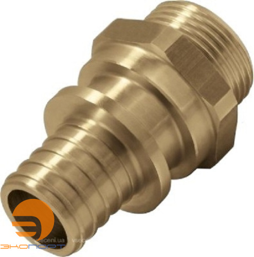 Соединитель 14*2 G1/2" НР латунный Push с манжетой KAN-therm