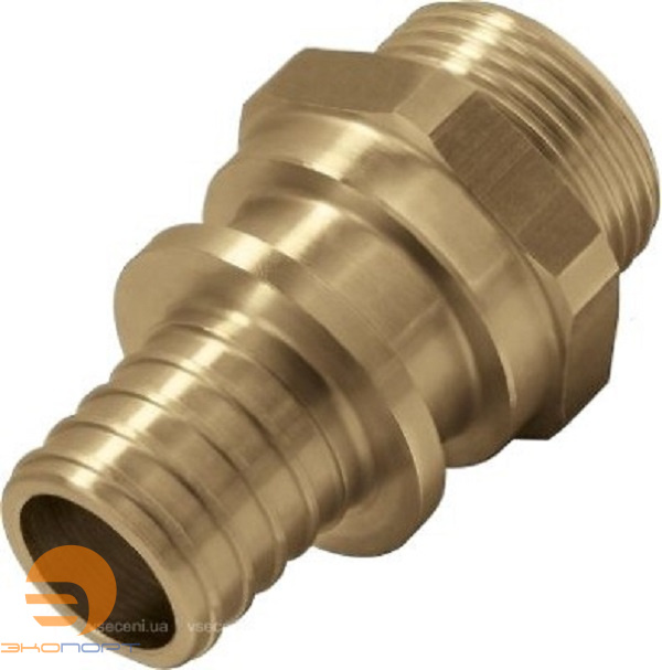 Соединитель 14*2 G1/2" НР латунный Push с манжетой KAN-therm