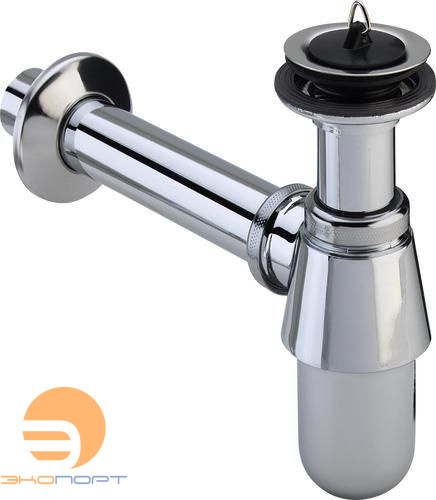 Сифон для раковины (неразъемная чаша выпуска) хром 1 1/4 VIEGA 