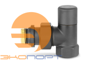 Клапан ручной радиаторный 1/2 угловой черный Varmega