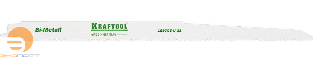 Полотно для сабельной пилы по дереву и металлу 280 мм шаг 1.8-2.5 мм, Bi-Met, S1222VF KRAFTOOL