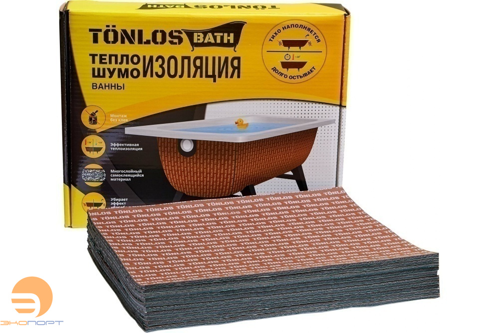 Теплошумоизоляция ванны TONLOS BATH