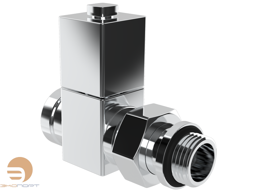 Вентиль ручной регулировки прямой 1/2" ручка КУБ Royal Thermo