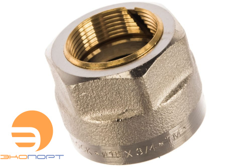 Евроконус для медной трубы 18х3/4" (резьба 18х3/4) Viega