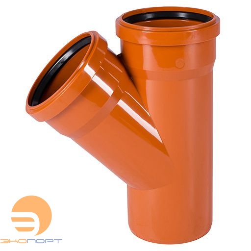 Тройник KGEA 110/110*45 гр. наружный