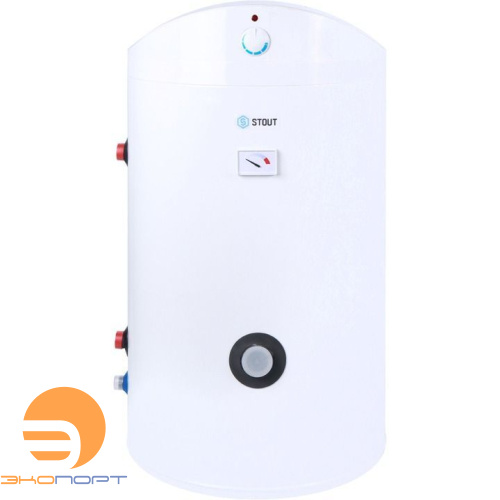 Бойлер косвенного нагрева напольный 100 л. эмаль (гар. 5 лет на бак, 2 года) STOUT