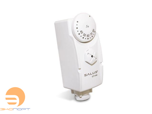 Терморегулятор механический накладной на трубу (30-90°C) SALUS