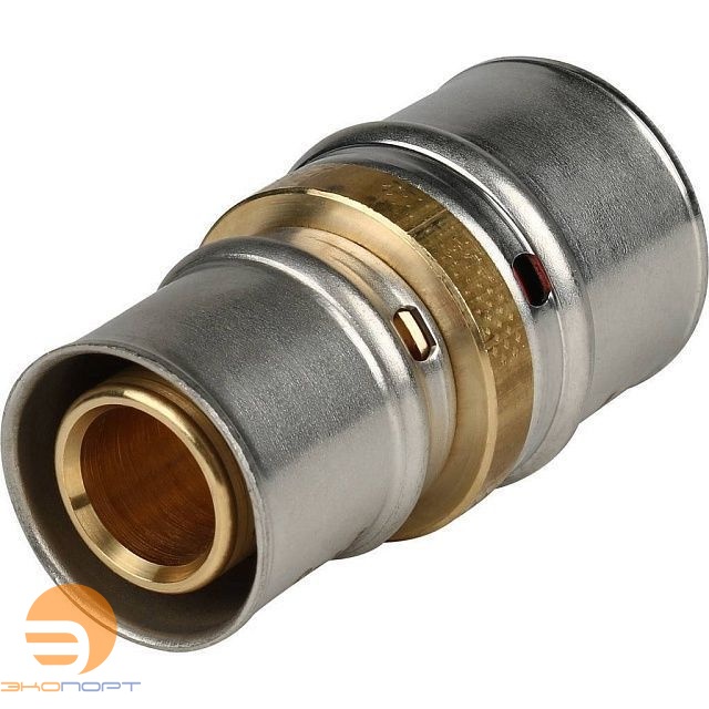 Муфта 32-26 латунь, пресс Stout