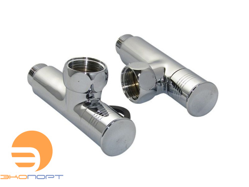 Кран угловой, колпачок 1"х3/4" г/ш SMART/Компл ПАРА