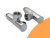 Кран угловой, колпачок 1"х3/4" г/ш SMART/Компл ПАРА