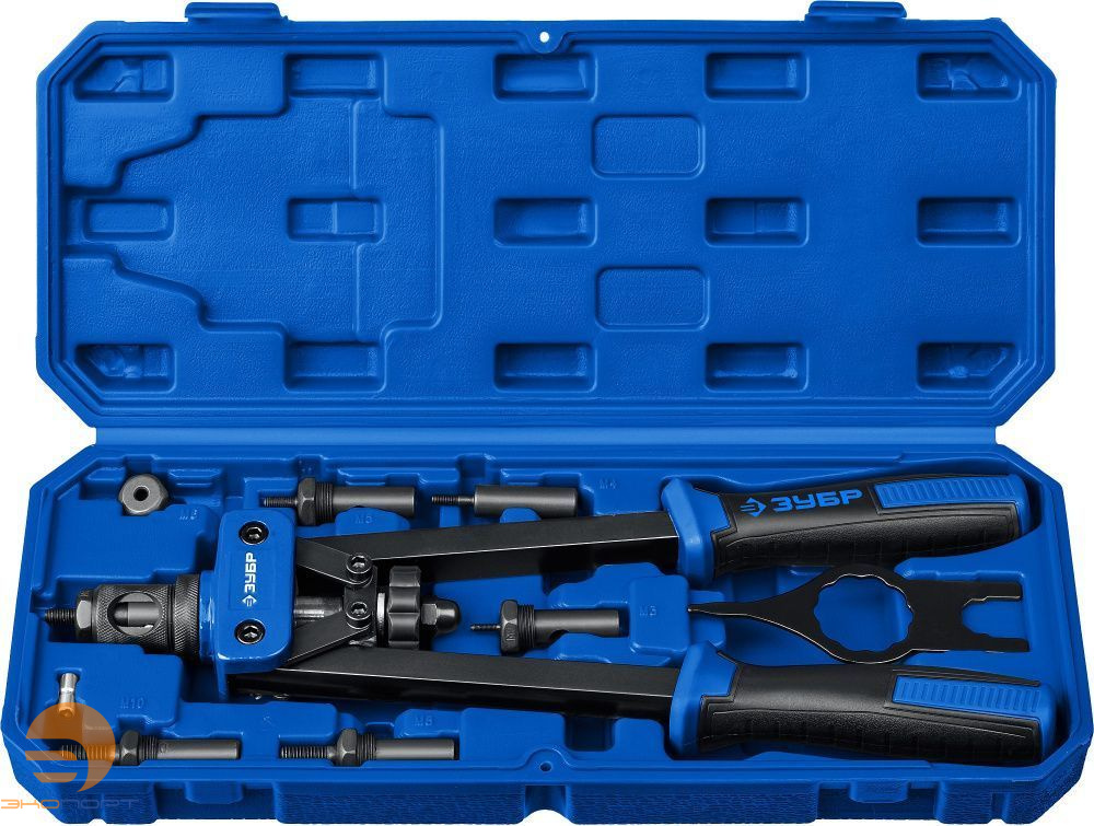 Заклепочник в кейсе Р-М10 МЗ-М10 ЗУБР