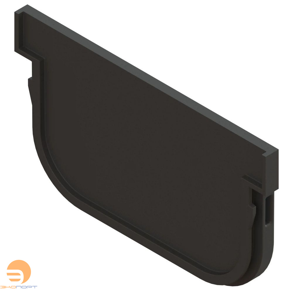 Заглушка универсальная S'park ЗЛВ-10.14.07-ПП для лотка водоотводного пластикового 6821