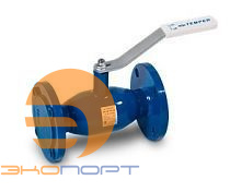 Кран шаровой Temper DN250 PN16, ф/ф, полный проход, с редуктором