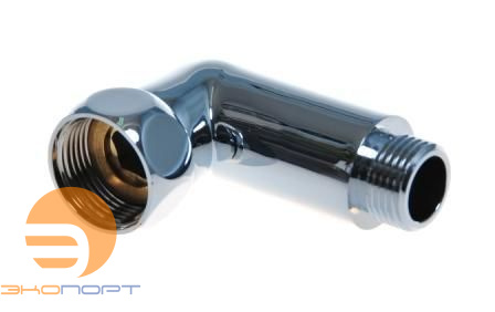 Сгон угловой (американка) для полотенцесушителей 1 х 1/2 ВН ХРОМ (SANITAN) SMART 