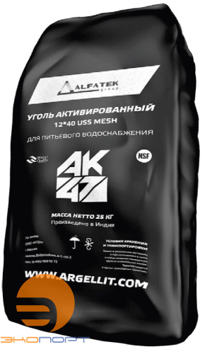 Загрузка Активированный уголь AK47 12x40 (50л, 25кг)