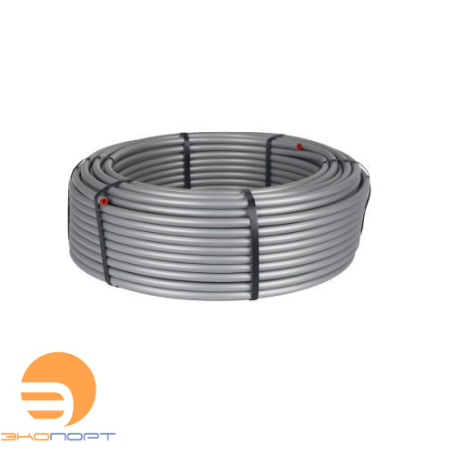 Труба PE-Xc 16x2.6 серая (бухта 100м) stabil STOUT (кратно бухте)